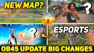 OB45 7TH ANNIVERSARY UPDATE  OB45 BIG CHANGES ON MAP  OB45 AND ESPORTS  GARENA FREE FIRE [upl. by Avat]