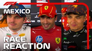 Drivers React After The Race  2024 Mexico City Grand Prix [upl. by Nahshu]