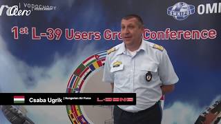 L39NG REFERENCE HUN Hungarian Air Force brig gen Csaba Ugrik [upl. by Ilesara]