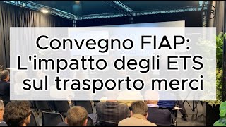 Ecomondo 2024 convegno FIAP sullimpatto degli ETS sul trasporto merci [upl. by Nepean844]