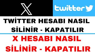 Twitter Hesap Silme  X Hesap Silme Nasıl Yapılır [upl. by Tavie909]