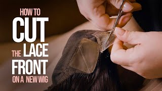 How to Cut the Lace Front on a New Wig [upl. by Lapointe]