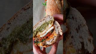 Flavor Fusion Feast Chicken Halloumi Eggplant Sandwich [upl. by Atiuqahs]