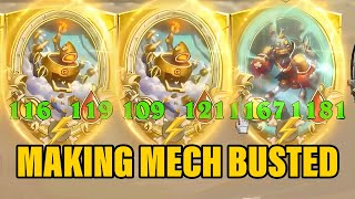 Making Mechs Busted With A Double Quest Combo  Dogdog Hearthstone Battlegrounds [upl. by Hellah]