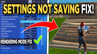 How To Fix Fortnite Stuck On DX1112 amp Performance Mode  Fortnite Rendering Mode Not Changing Fix [upl. by Jacquet691]