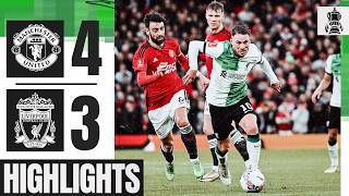 Reds exit to lastminute winner  Man Utd 43 Liverpool  Highlights [upl. by Whiffen]