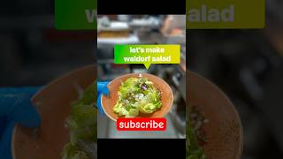 waldorf salad recipe  salad for food trial  vegetarian salad salad classic authentic [upl. by Cullen]