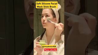 😍 Silicone Facial Mask Stick Brush shortsfeed viralshort ytshorts Silicone Facial Mask brush [upl. by Yednarb]