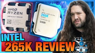 Intel Core Ultra 7 265K CPU Review amp Benchmarks vs 285K 245K 7800X3D 7900X amp More [upl. by Etnoj244]