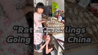 “Rat” Dumplings Going Viral in China 🫢 chinesekids funnykids chinesefood chinesecooking shorts [upl. by Assilem234]