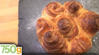 Recette de Brioche bouldoulk ou Brioche cheminée  750g [upl. by Campball662]