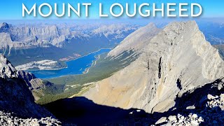 Hiking up Mount Lougheed  Spray Lakes Alberta [upl. by Anaujit]