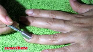 manicura semipermanente paso a paso [upl. by Nairahcaz]