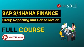 SAP S4HANA Finance for Group Reporting and Consolidation Training  Full Course  ZaranTech [upl. by Shing]