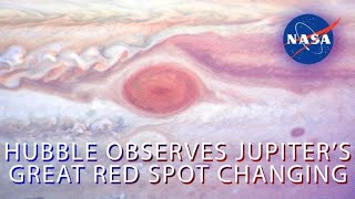 Hubble Observes Jupiter’s Great Red Spot Changing [upl. by Yluj]