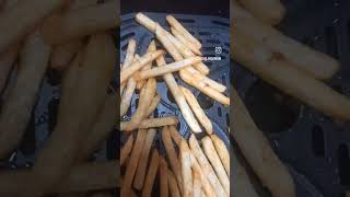 French fries in Philips air fryer airfrier oilfreesnacks shortsfeed [upl. by Renado]