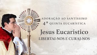 4º QUINTA EUCARÍSTICA  ADORAÇÃO AO SANTÍSSIMO AO VIVO  PADRE REGINALDO MANZOTTI  17112022 [upl. by Vowel]