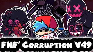 Friday Night Funkin  Corruption V49 Released  Cutscenes amp Dialogues  FNF Mod [upl. by Himelman]