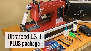 Sailrite Ultrafeed® LS1 PLUS Walking Foot Sewing Machine Previous Version [upl. by Lowrance]