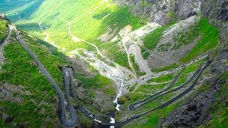 Trollstigen Norway famous serpetine mountain road Der Trollstigen in Norwegen [upl. by Thorfinn]