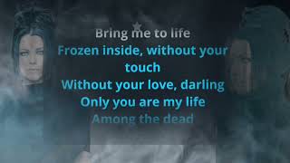 Bring me to life Karaoke With backing vocals Evanescence [upl. by Atiniv]