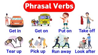 English Vocabulary  Phrasal verbs  phrasal verbs with sentences  listen and practice [upl. by Ynner]