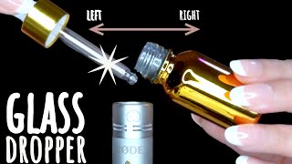 ASMR Pure Glass Droppers Lid Sounds Left Right amp Center No Talking [upl. by Wilow]