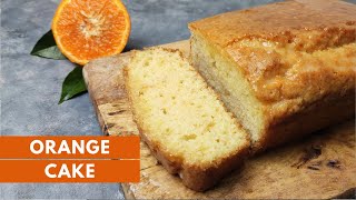 Eggless Softest Orange Cake Recipe  Quick amp Easymamagician [upl. by Nonarb501]