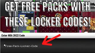 NEW SEASON 4 LOCKER CODES FREE PACKS NBA 2k22 MyTeam and MyCareer Locker Codes [upl. by Burkitt]