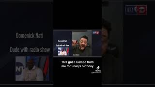 Domenick Nati Roasts Shaq per request from ESPN booking Dom off Cameo for Shaqs Birthday espn [upl. by Huskey]