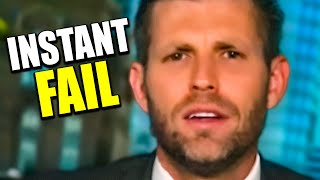 Eric Trump Gets RUDE AWAKENING As His Felon Dad Lies Instantly Flop [upl. by Etan631]