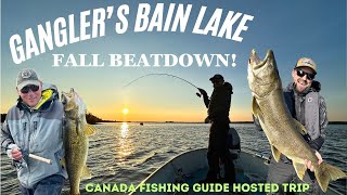 Ganglers Bain Lake Fall Beatdown Canada Fishing Guide Hosted Trip [upl. by Zetrom515]