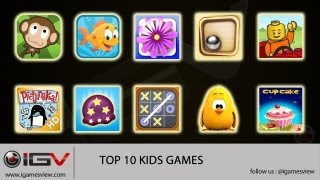 Top 10 Kids Games For iPhone  iPad  iPod Touch [upl. by Nakeber]