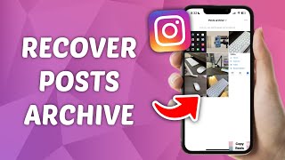 How to Recover Post Archive on Instagram  Get Back Archived Posts [upl. by Tower881]