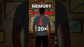 Powerful Memory Technique 🔥🔥 memory shorts [upl. by Nnayecats]