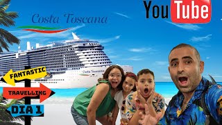 Crucero por el Mediterráneo Costa Toscana 🛳 [upl. by Brod584]