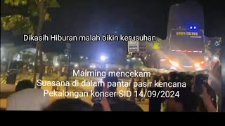 Detik² Kerusuhan Antar Penonton Di Konser SID di pantai Pasir Kencana Pekalongan [upl. by Nicoli]