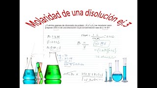 Calcular la molaridad de una disolución ej3 [upl. by Cattima418]