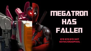 Megatron Has Fallen Starscream Bye Bye Bye Transformers Stop Motion Skit [upl. by Lakym]