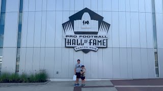 Touring the NFL Football Hall of Fame in Canton Ohio [upl. by Ultann]