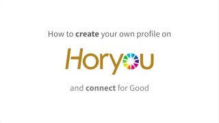 How to create your profile on Horyou  Tutorial Part 1 [upl. by Dorena]