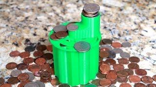 3D Printing A Coin Sorter Thingiverse Print Review [upl. by Yornoc580]