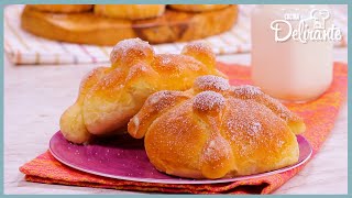 Cómo hacer PAN de MUERTO tradicional  Cocina Delirante [upl. by Lonee]