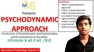 Psychodynamic Approach  Sigmund Freud Jung Adler and Erikson  Introduction to Approach [upl. by Nomead]