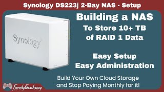 Building an Inexpensive 10TB NAS for my own Private Cloud Storage  Synology DS223j [upl. by Sension]