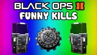 Black Ops 2 Funny Kills and Killcams 2  Invisible Assault Shield Trap Dat ASS TrollingFuntage [upl. by Suolhcin]