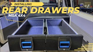 76series Rear Drawer Install [upl. by Germann820]