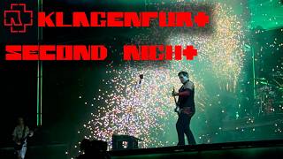 Rammstein Live 18th July 2024 Klagenfurt am Wörthersee highlights [upl. by Ahtabbat]