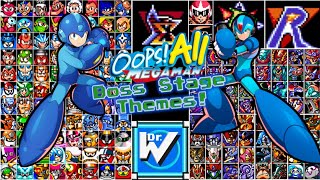 Mega Man Series All Boss Battle Themes [upl. by Swithbert]