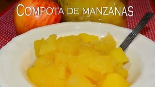 Compota de manzanas casera FACIL postre bajas calorias [upl. by Bruce465]